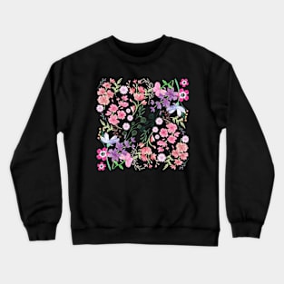 Watercolor Flowers Crewneck Sweatshirt